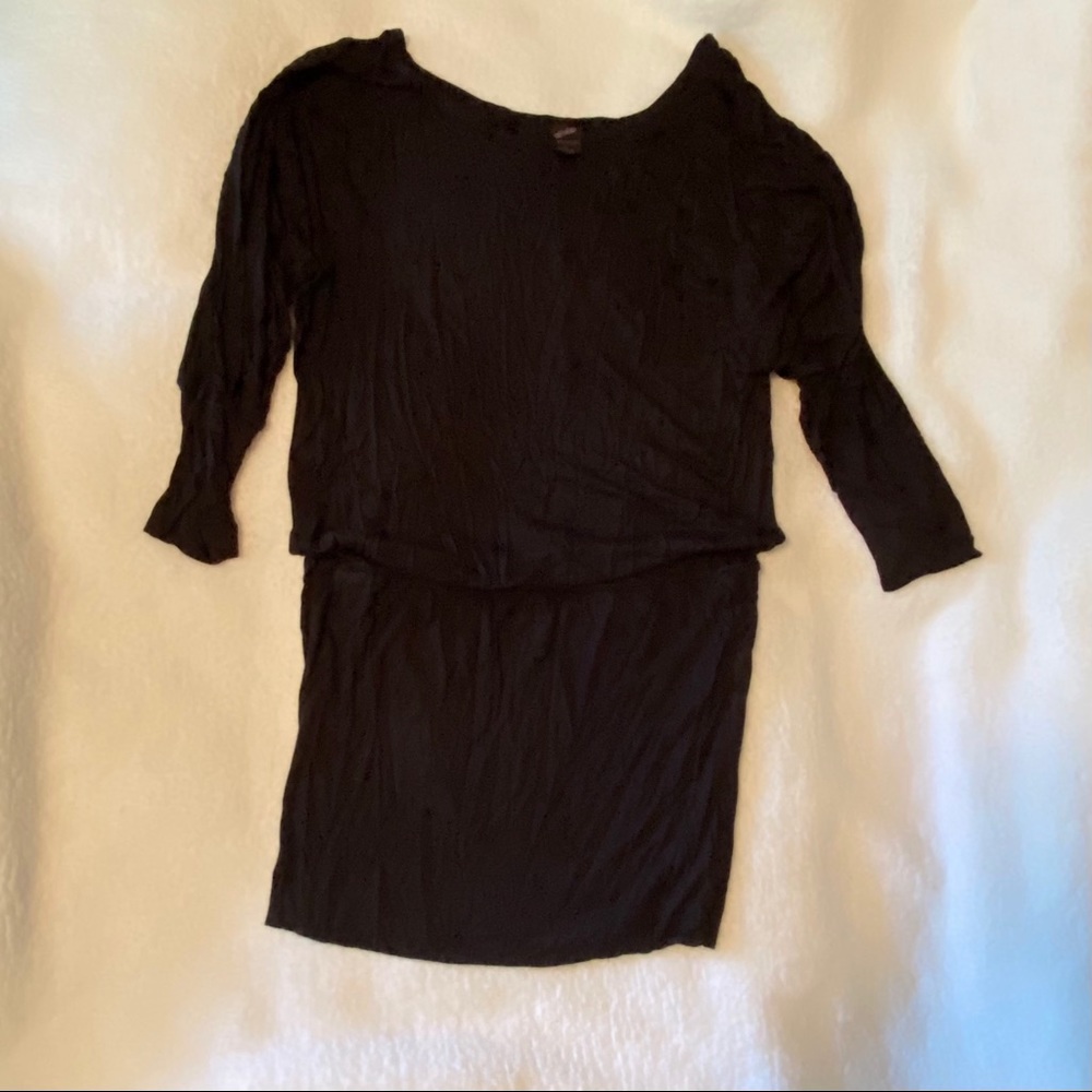 Black dress.